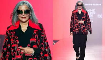 Zeenat Aman Turns Heads As She Walks The Ramp At The Age Of 71, Netizens Call Her 'Inspiration, Utmost Elegance'
