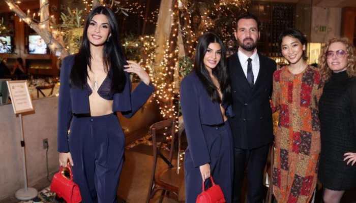 Oscars 2023: Jacqueline Fernandez Stuns In Blue Pantsuit As She Parties With Team ‘Tell It Like A Woman’- See Pics 