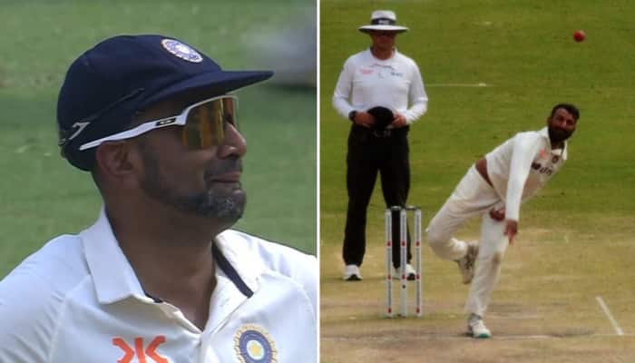 Watch: R Ashwin&#039;s Hilarious Reaction To Cheteshwar Pujara Bowling During IND vs AUS 4th Test Goes Viral