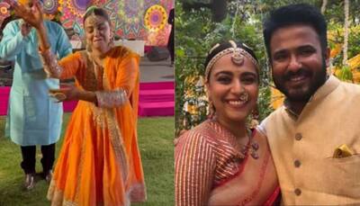 Swara Bhasker Trolled For Wearing Mustard Anarkali Suit At Her Sangeet Ceremony, Netizens Ask, 'Are You Pregnant?'
