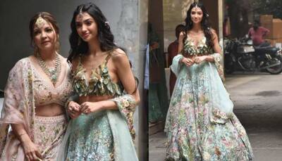 Ananya Panday’s Cousin Alanna Panday Looks Gorgeous In Pastel Green Flowery Lehenga At Her Mehendi Ceremony- See Pics 