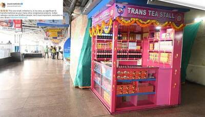 Anand Mahindra Praises Indian Railways For First Transgender Operated Tea Stall