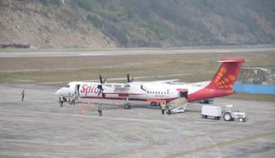 Flight Services Resume At Pakyong Airport In Sikkim With Delhi-Bound SpiceJet Flight Taking Off