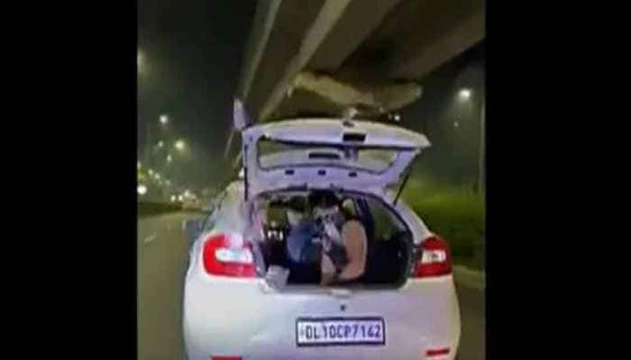 YouTuber Among Two Arrested For Throwing Currency Notes From Moving Car in Haryana's Gurugram After Video Goes Viral