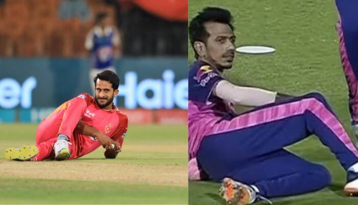 PSL 2023: Hasan Ali Copies Yuzvendra Chahal&#039;s Iconic Pose; Gets Trolled By Fans