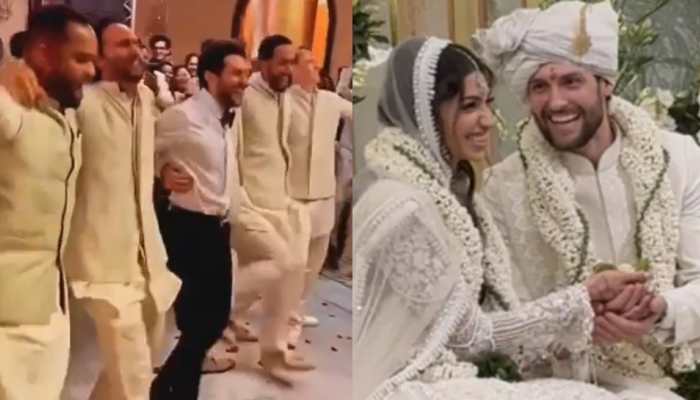 Naatu Naatu Supremacy: Newlywed Alanna Panday&#039;s Husband Ivor Dances to Oscar-Winning Song, SRK Cheers For The Groom