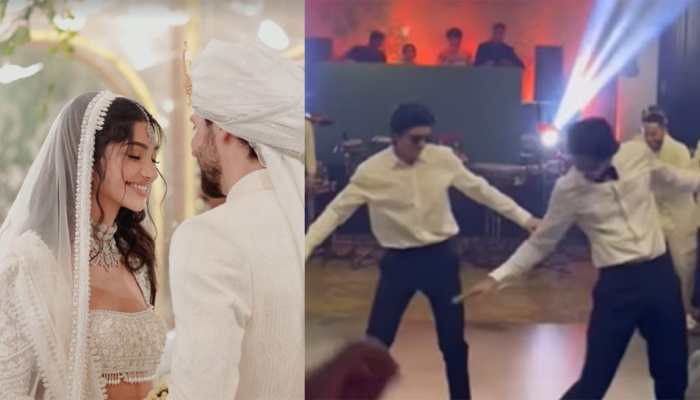 Ananya Panday&#039;s Cousin Ahaan Panday Burns Dance Floor At Alanna-Ivor&#039;s Sangeet Ceremony, Shah Rukh Khan-Gauri Khan Watch