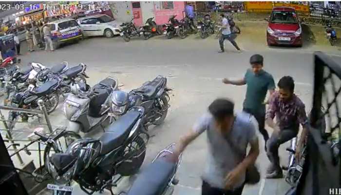 Video: Delhi Man Slits His Throat In Public, Roams Around With Knife, Pistol