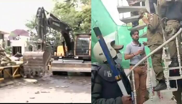 Pakistan: 10,000 Cops Breach Imran Khan's Zaman Park Residence As He Leaves For Islamabad