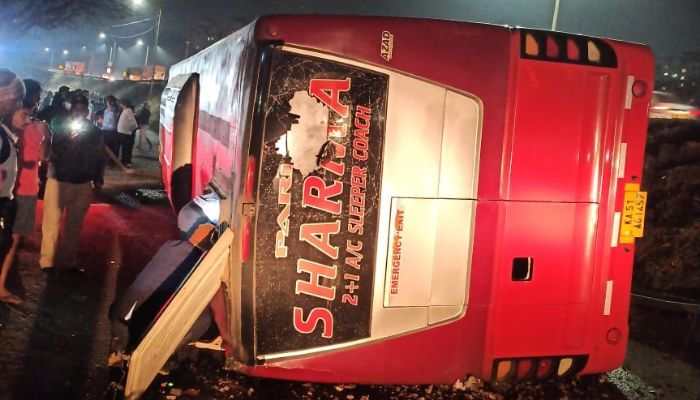 Maharashtra: Five Injured In Bus Accident On Mumbai-Bengaluru Highway