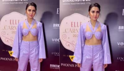 Tejasswi Prakash Gets Brutally Trolled For Wearing Water-Proof Lavender Bralette With Matching Pants, Netizens Call Her Urfi Javed- Watch 