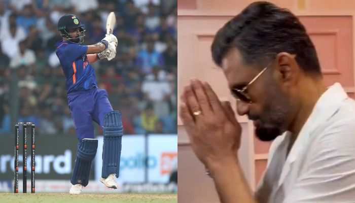 &#039;Upar Wala Jab Hai...&#039;, Sunil Shetty&#039;s Reaction To KL Rahul&#039;s Match-Winning Knock In IND vs AUS 1st ODI Goes Viral - Watch