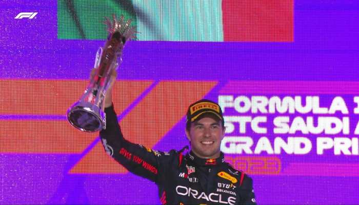 Formula 1: Red Bull&#039;s Sergio Perez Wins Saudi Arabian F1 GP, Alonso Takes Another Podium