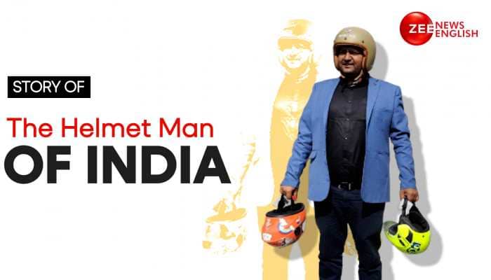 Meet the Helmet Man of India, Donated 56000 Helmets Free for Road Safety in India | Zee News English