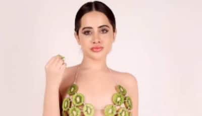Uorfi Javed Makes Jaws Drop As She Styles Fresh Kiwis Into Bralette, Fans Call Her 'Creativity Queen'