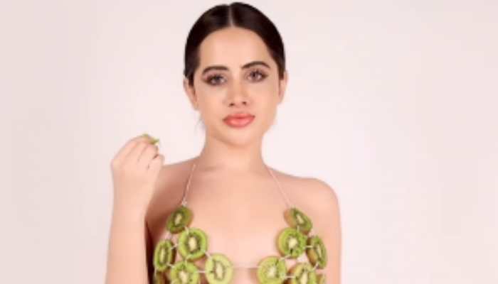 Uorfi Javed Makes Jaws Drop As She Styles Fresh Kiwis Into Bralette, Fans Call Her 'Creativity Queen'