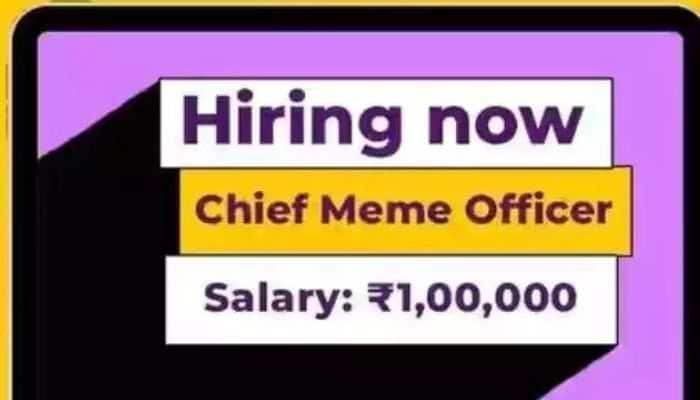 Bengaluru Startup&#039;s Unique Job Post Of Chief Meme Officer With Rs 1 Lakh Salary Goes Viral