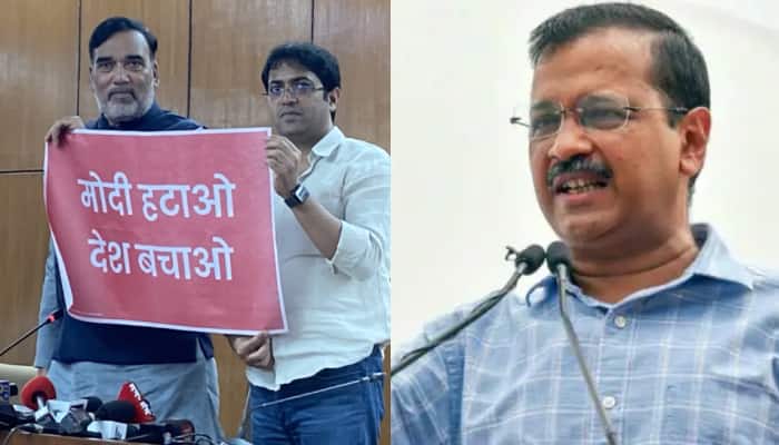 &#039;Modi Hatao, Desh Bachao&#039; Posters: BJP Demands Action Against Arvind Kejriwal, Alleges AAP&#039;s Involvement