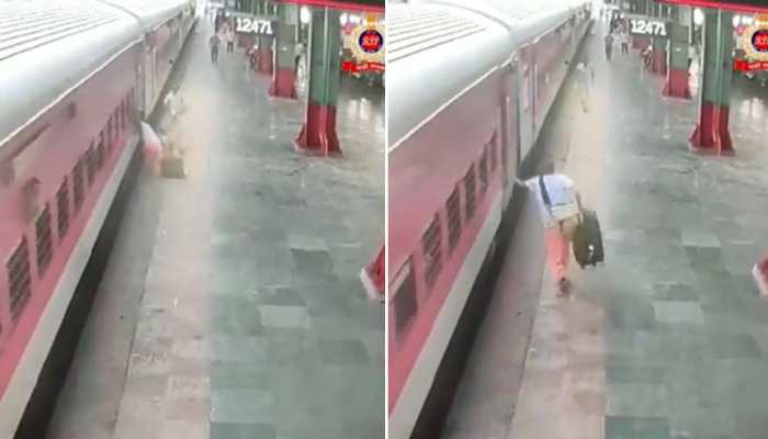 Railway Constable&#039;s Brave Act Saves Life Of Passenger Trying To Catch Train: Watch Video