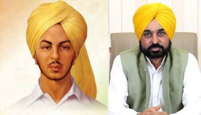 Punjab CM Bhagwant Mann Pays Tributes To Bhagat Singh; Announces Construction Of Street Named After Him