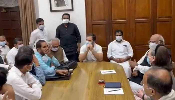Rahul Attends Lok Sabha, Cong MPs Meet, Day After Conviction By Surat Court