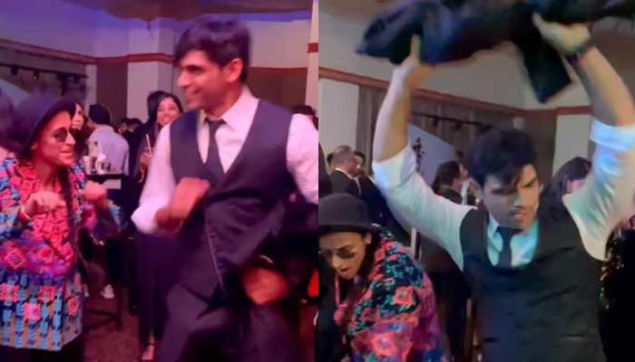 Neeraj Chopra Takes Over The Stage As He Dances On Harrdy Sandhu&#039;s &#039;Bijlee Bijlee&#039; Song - Watch