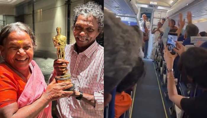 Bomman, Bellie Of Oscar-Winner 'The Elephant Whisperers' Cheered As They Board Flight