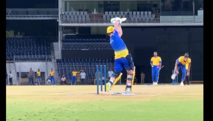 Watch: Stokes Working On THIS Six-Hitting Tactic In First Practice Session