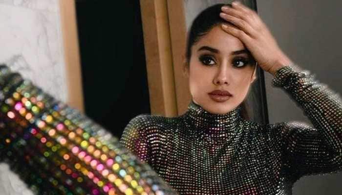 Janhvi Kapoor Turns Up Glam Quotient In Glittery Body-Hugging Gown