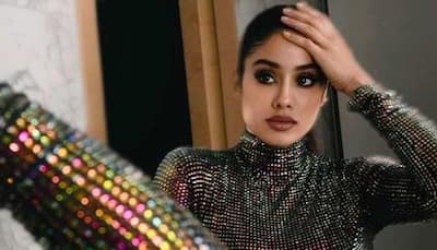 Janhvi Kapoor Turns Up Glam Quotient In Glittery Body-Hugging Gown