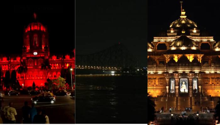 Iconic Monuments In India Turn Their Light Off To Mark Hour Earth Hour - Watch