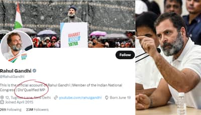 Rahul Gandhi Changes His Bio On Twitter, Instagram, Writes 'Dis’Qualified MP'