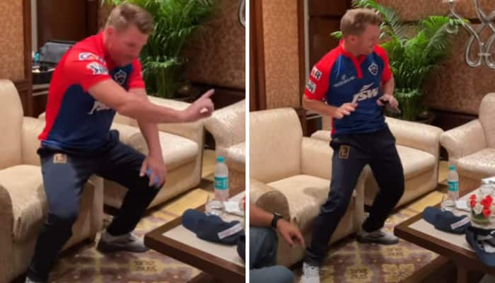 IPL 2023: DC Captain David Warner Grooves On &#039;Calm Down&#039; Song, Wife Candice Reacts - Watch