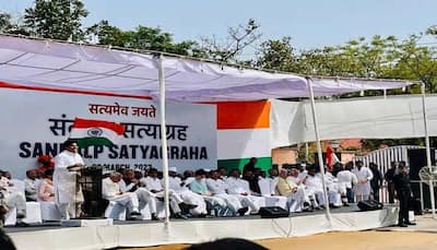 'Brazen Display Of Arrogance': BJP Slams Congress Satyagraha On Rahul Gandhi Disqualification