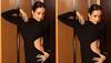 malaika arora black dress