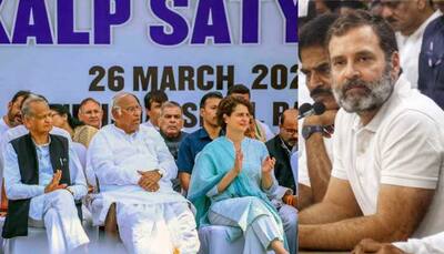 Oppn Leaders Join Congress Meet In Parliament On Rahul Gandhi's Disqualification, Adani Probe