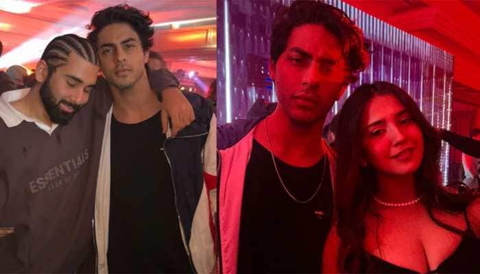Shah Rukh Khan's son Aryan Khan Parties With Orry, Arjun Rampal's Daughter Mahikaa Rampal