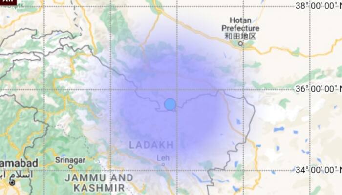 Magnitude 4.3 Earthquake Jolts Ladakh, Epicentre Near India-China Border