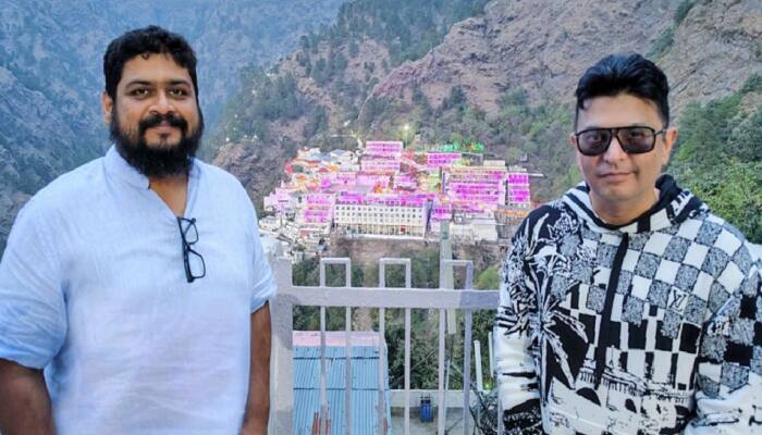 &#039;Adipurush&#039; Director Om Raut, Producer Bhushan Kumar Seek Blessings At Mata Vaishno Devi