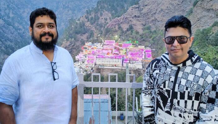 'Adipurush' Director Om Raut, Producer Bhushan Kumar Seek Blessings At Mata Vaishno Devi