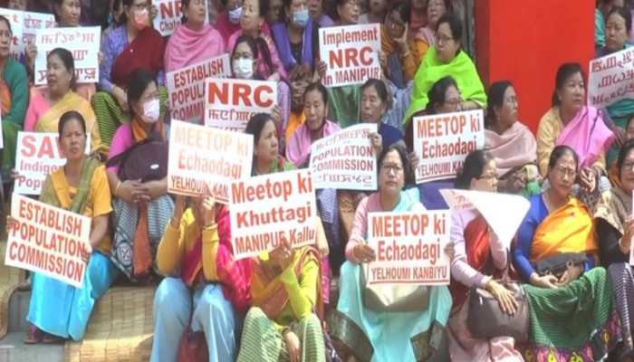 Massive Rally Held In Manipur Demanding NRC Amid Surge In Population Of Unchecked Illegal Immigrants