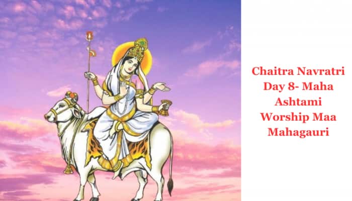 Chaitra Navratri Day 8 Maha Ashtami: Significance Of Worshipping Maa Mahagauri- Know Kanya Pujan, Puja Vidhi, Muhurat, Donations, Mantra And More