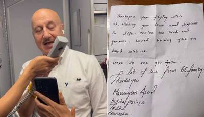 'Thank You Indigo': Actor Anupam Kher Receives Warm Welcome On ...