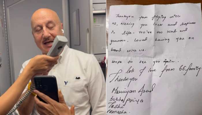 'Thank You Indigo': Actor Anupam Kher Receives Warm Welcome On ...