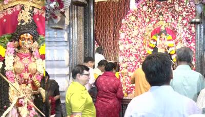 Chaitra Navratri Ashtami: Devotees Offer Prayers At Delhi's Chhatarpur Mandir On The Eighth Day Of Navratri