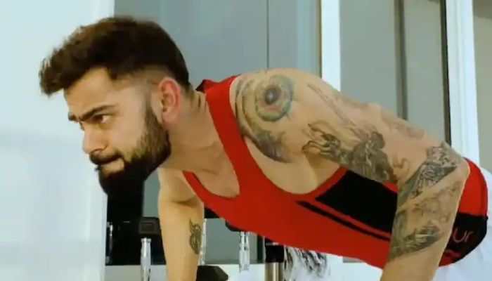I Really Cannot Explain Meaning Of It Virat Kohli Opens Up On His New  Tattoo Ahead Of RCB vs MI Game In IPL 2023  Watch  Cricket News  Zee News
