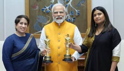 PM Narendra Modi Meets Oscar-Winning Documentary ‘The Elephant Whisperers’ Makers Guneet Monga And Kartiki Gonsalves 