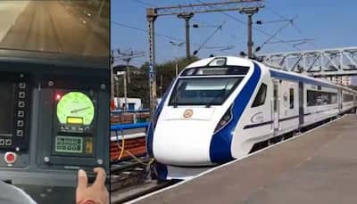 Watch: Bhopal-New Delhi Vande Bharat Express Cross Agra Section Of Indian Railways At 160 Kmph