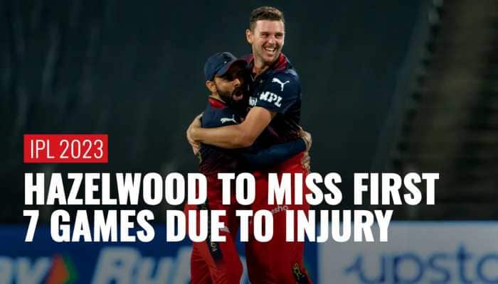 IPL 2023: RCB handed huge blow as Josh Hazlewood is set to miss the first half of IPL