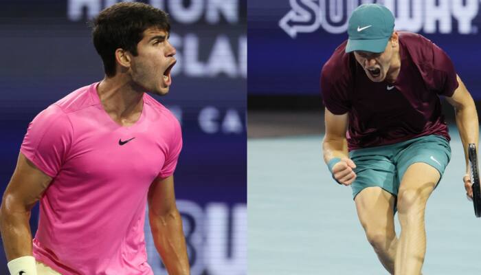 WATCH: Jannick Sinner Beats Carlos Alcaraz In Thrilling Miami Open Semifinals After Three-Hour Slugfest